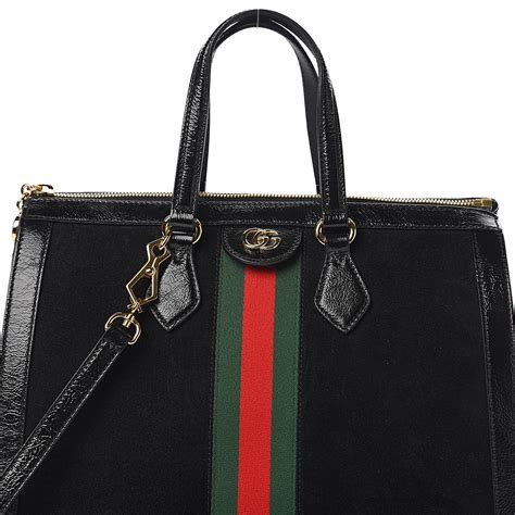 gucci ophidia black bag|gucci black suede ophidia bag.